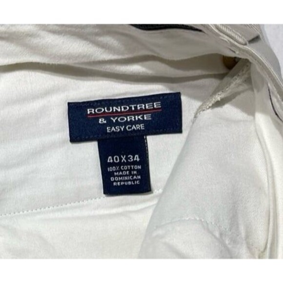 Roundtree & Yorke Easy Care Classic Fit Pants Size 40x34 - Picture 5 of 7
